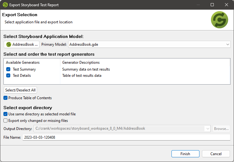 Validator Test Results View – Crank Software
