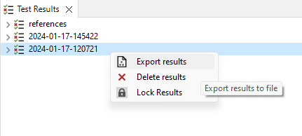 ValidatorTestResultViewExportResults.png